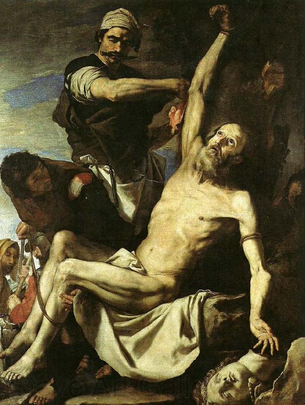 Jusepe de Ribera hans atelje. Norge oil painting art